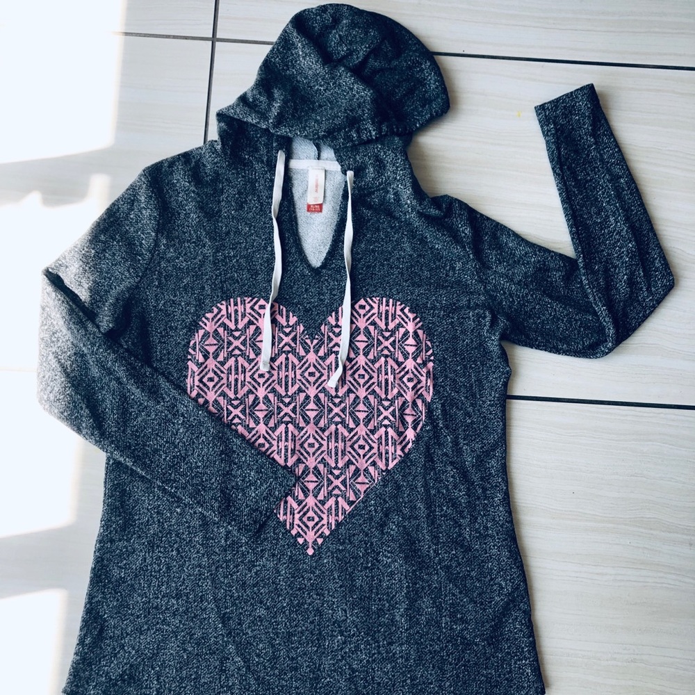 No boundaries size xl grey sweater